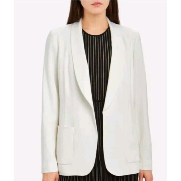 INTERMIX Jackets & Blazers - Intermix Ivory Open Blazer Jacket Size 10